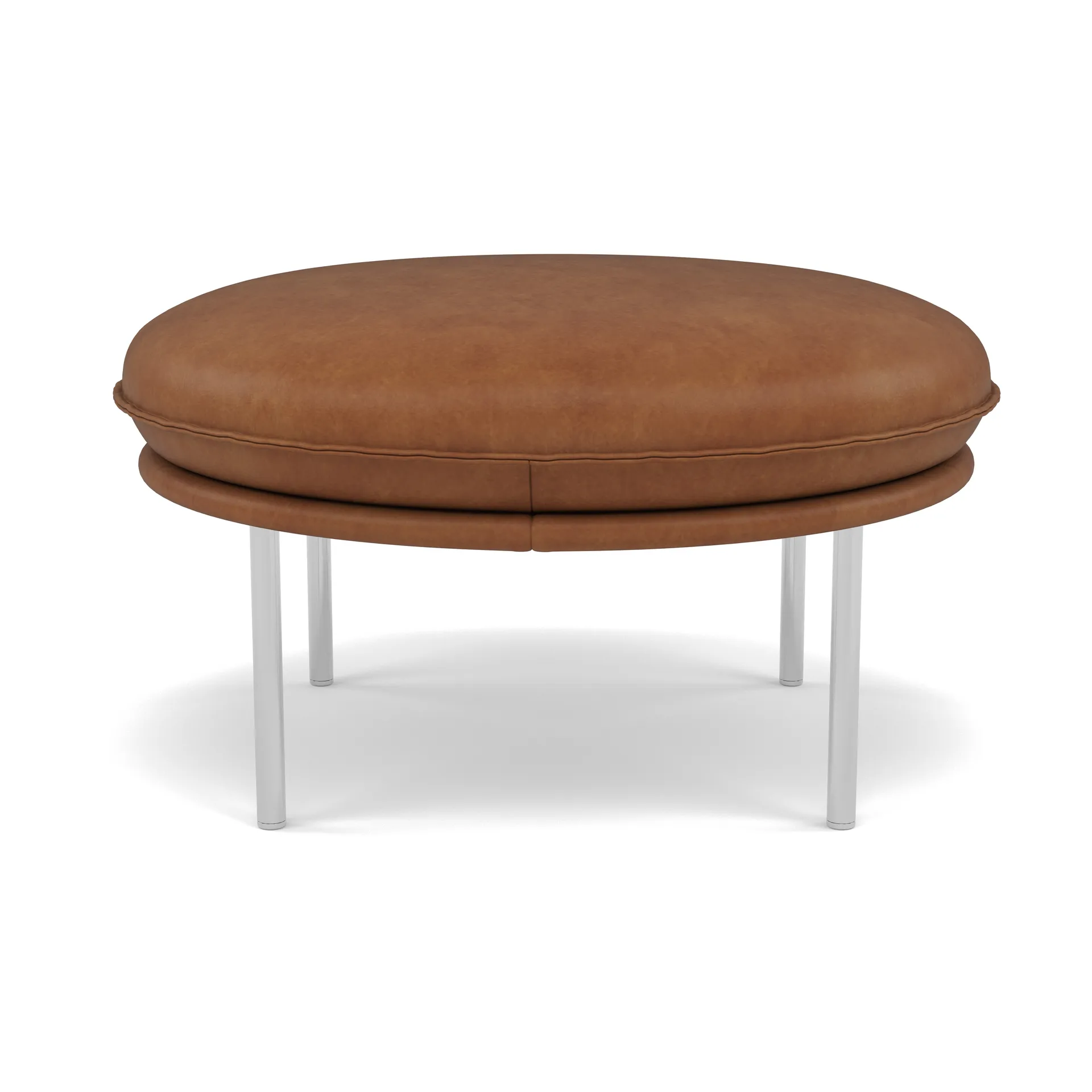 Tiki fotpall, Vintage Rangers-polished stainless steel Fogia