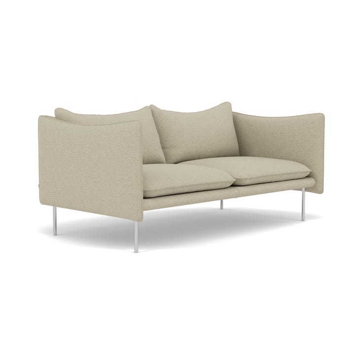 Tiki soffa 2-sits, Barnum 2-polished stainless steel Fogia