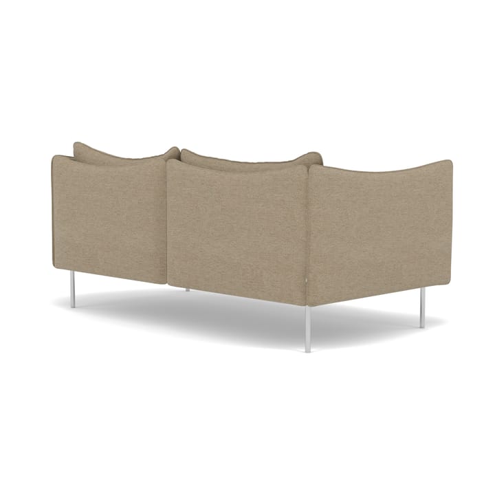 Tiki soffa 2-sits, Ecriture 0240-polished stainless steel Fogia