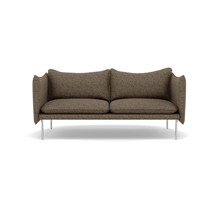 Tiki soffa 2-sits - Safire 0001-polished stainless steel - Fogia