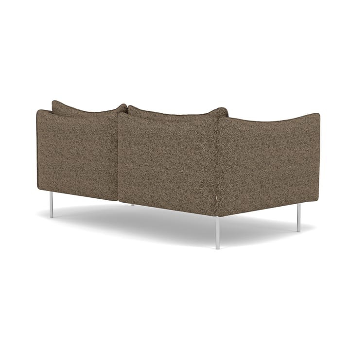 Tiki soffa 2-sits, Safire 0001-polished stainless steel Fogia
