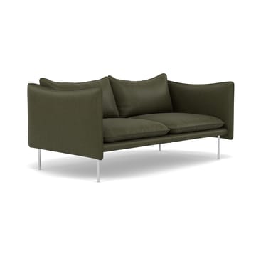 Tiki soffa 2-sits - Vintage Olive-polished stainless steel - Fogia