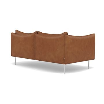 Tiki soffa 2-sits - Vintage Rangers-polished stainless steel - Fogia