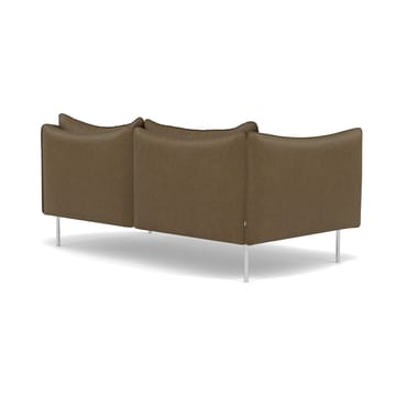 Tiki soffa 2-sits - Vintage Tabacco-polished stainless steel - Fogia