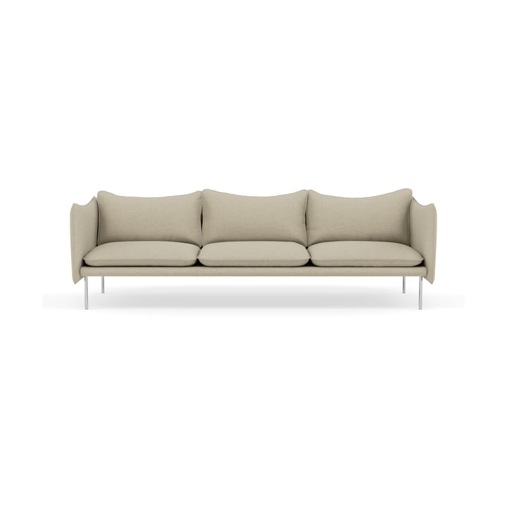 Tiki soffa 3-sits - Barnum 2-polished stainless steel - Fogia