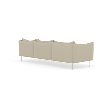 Tiki soffa 3-sits - Barnum 2-polished stainless steel - Fogia