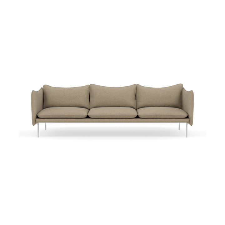 Tiki soffa 3-sits - Ecriture 0240-polished stainless steel - Fogia