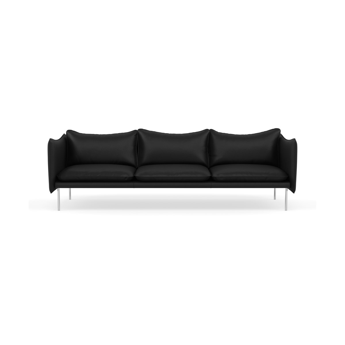Fogia Tiki soffa 3-sits Elmosoft 99999-polished stainless steel