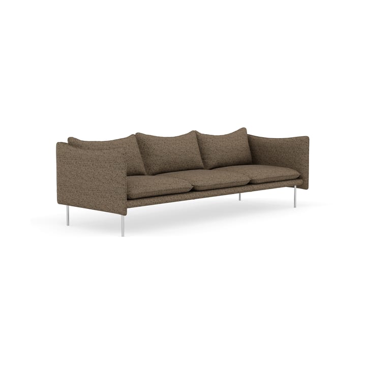 Tiki soffa 3-sits, Safire 0001-polished stainless steel Fogia