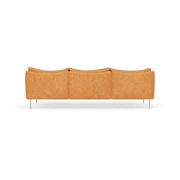 Tiki soffa 3-sits - Vintage Cognac-polished stainless steel - Fogia