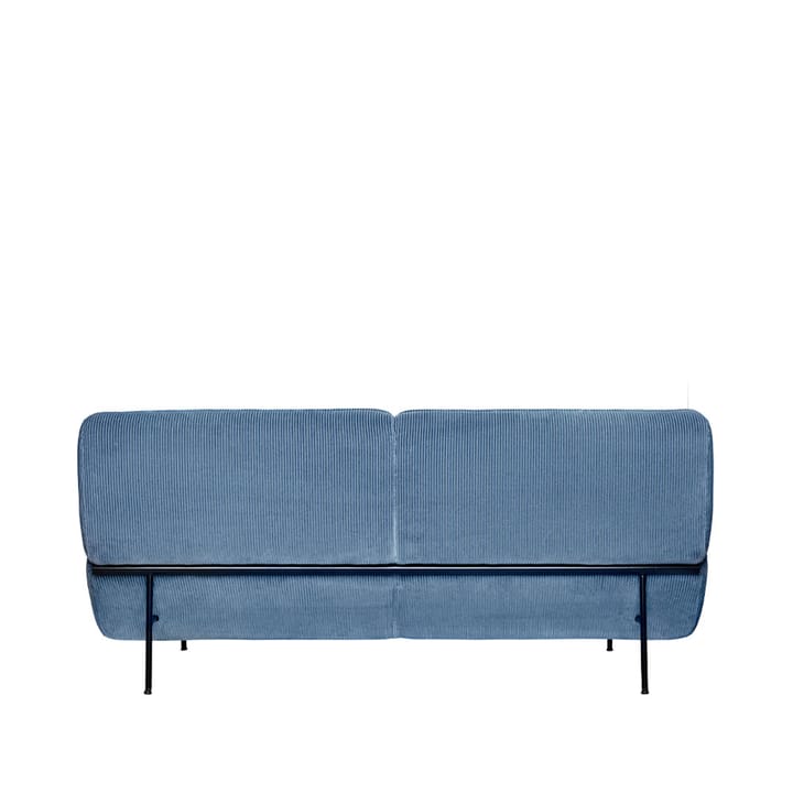Velar soffa 2,5 sits - Tyg phlox 743 blå, med kuddar - Fogia