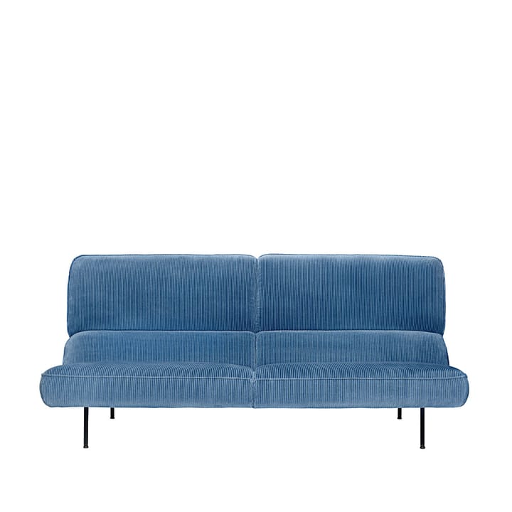 Velar soffa - 2,5-sits tyg phlox 743 blå, utan kuddar - Fogia