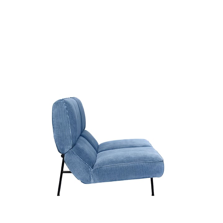 Velar soffa 2,5 sits - Tyg phlox 743 blå, utan kuddar - Fogia