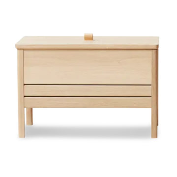 A Line förvaringsbänk 68 cm - Vitoljad ek - Form & Refine