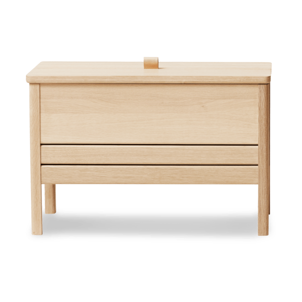 A Line förvaringsbänk 68 cm - Vitoljad ek - Form & Refine