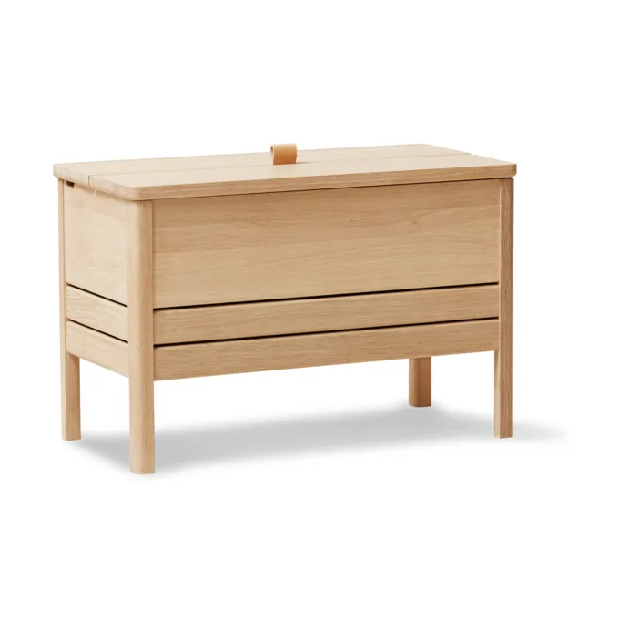 A Line förvaringsbänk 68 cm, Vitoljad ek Form & Refine