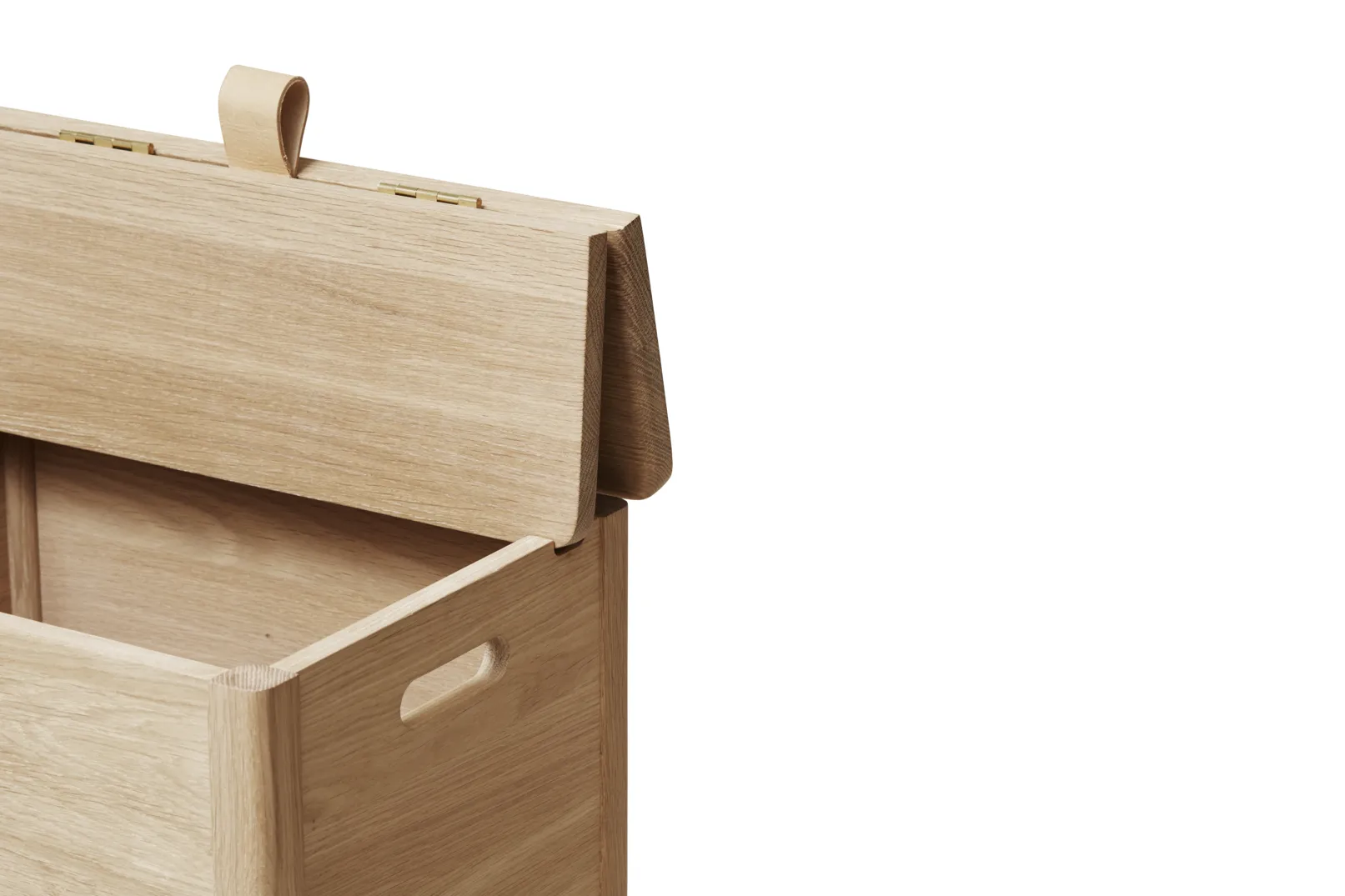 A Line tvättkorg, Vit ek Form & Refine