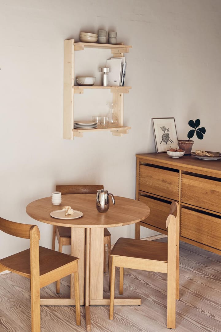 Beam vägghylla 3 hyllor, Furu Form & Refine