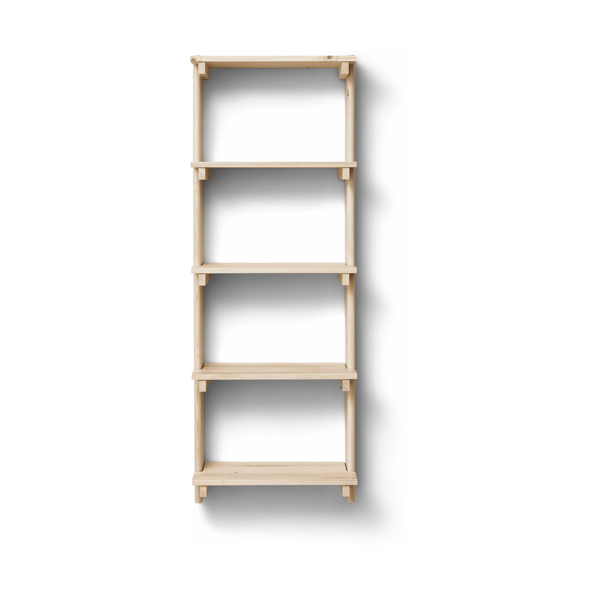 Beam vägghylla 5 hyllor, Furu Form & Refine