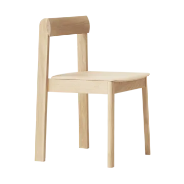 Blueprint stol - Vit ek - Form & Refine