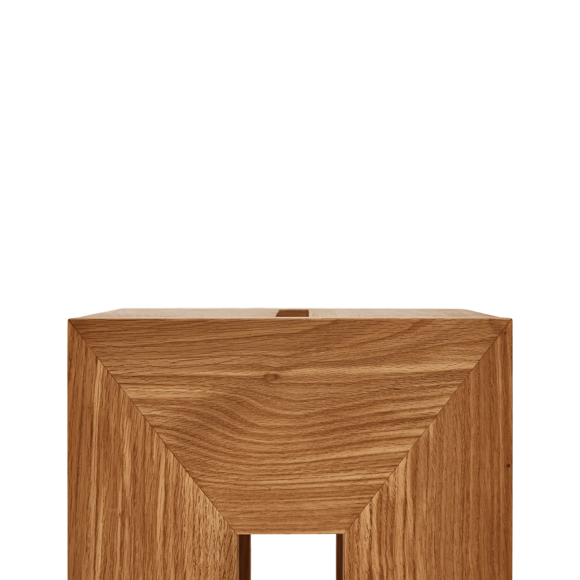 Monolith sidobord, Ek, 29x29x36 cm Form & Refine