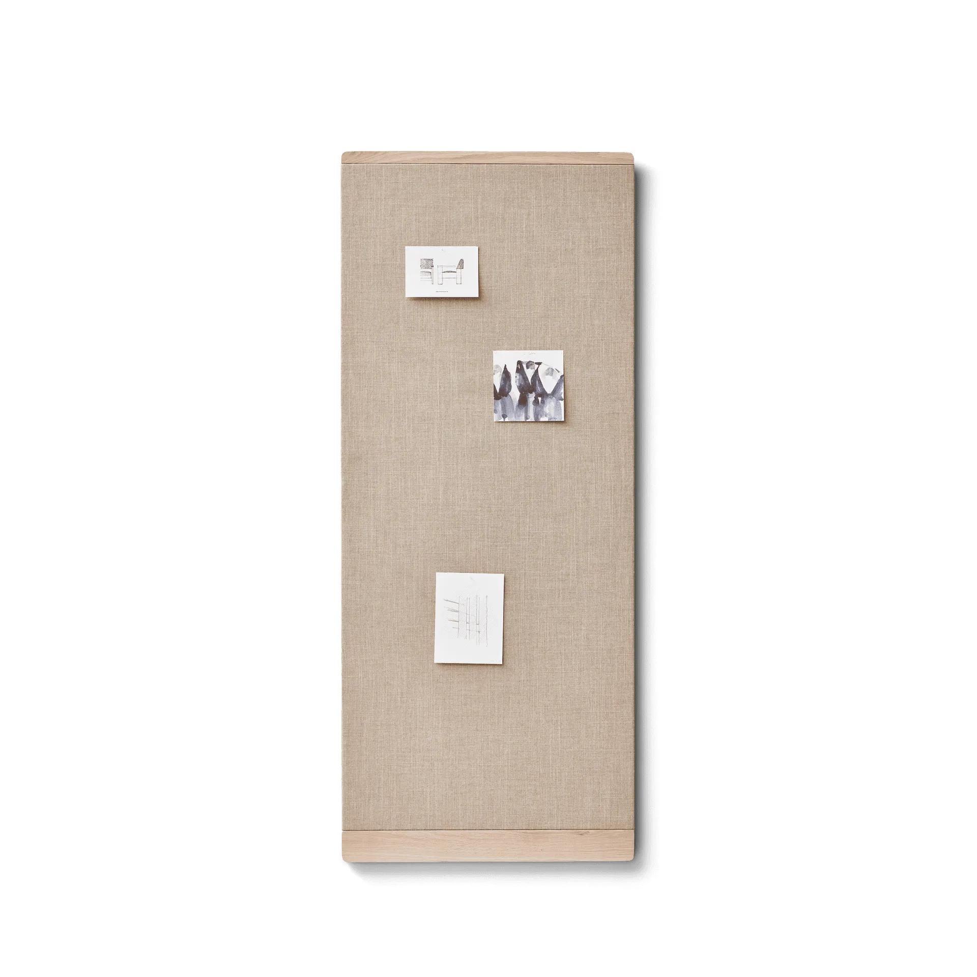 Rim anslagstavla 60x145 cm, Vit ek Form & Refine