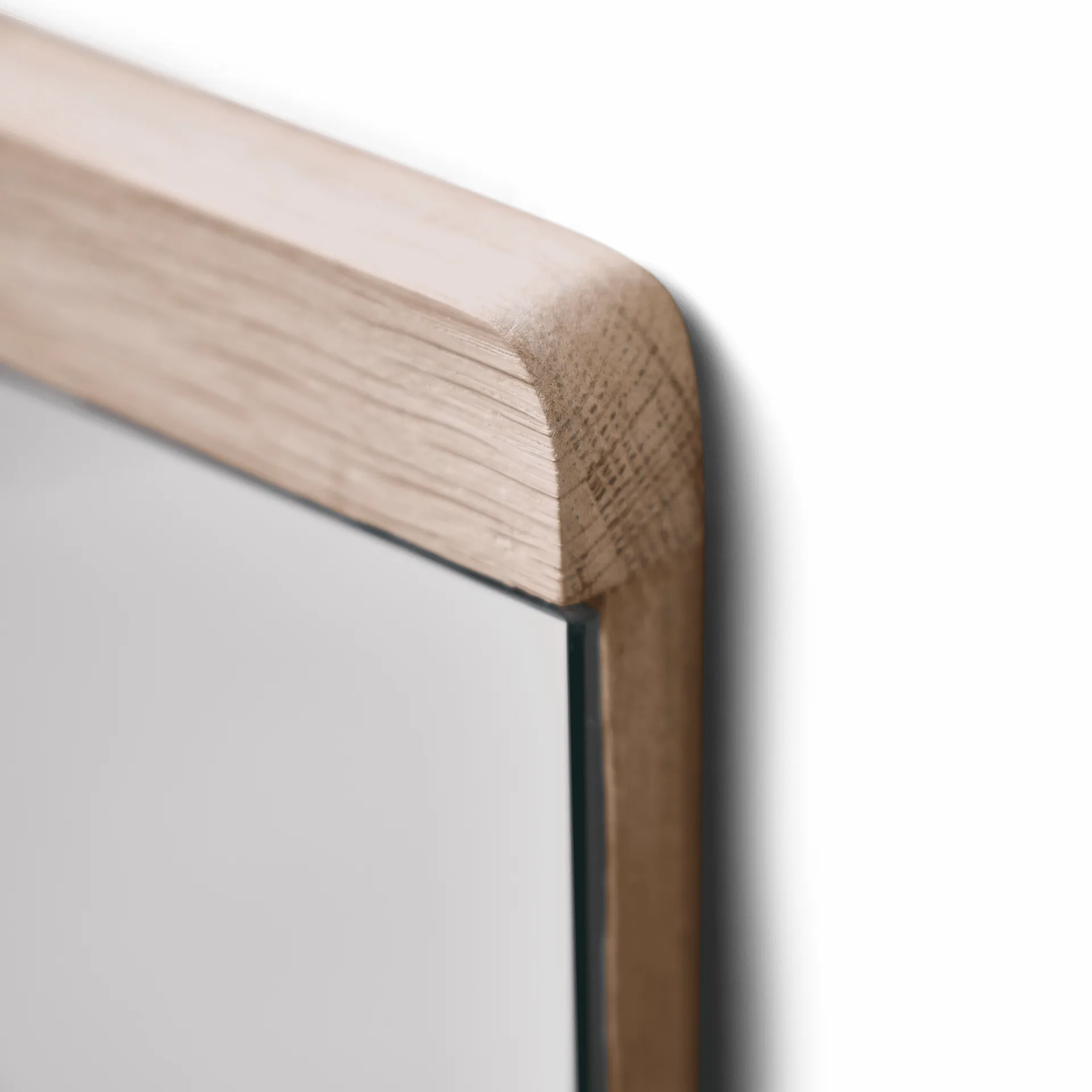 Rim väggspegel 35x110 cm, Vit ek Form & Refine