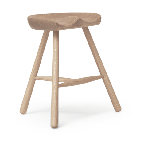 Shoemaker Chair stol No. 49, Vitoljad ek Form & Refine