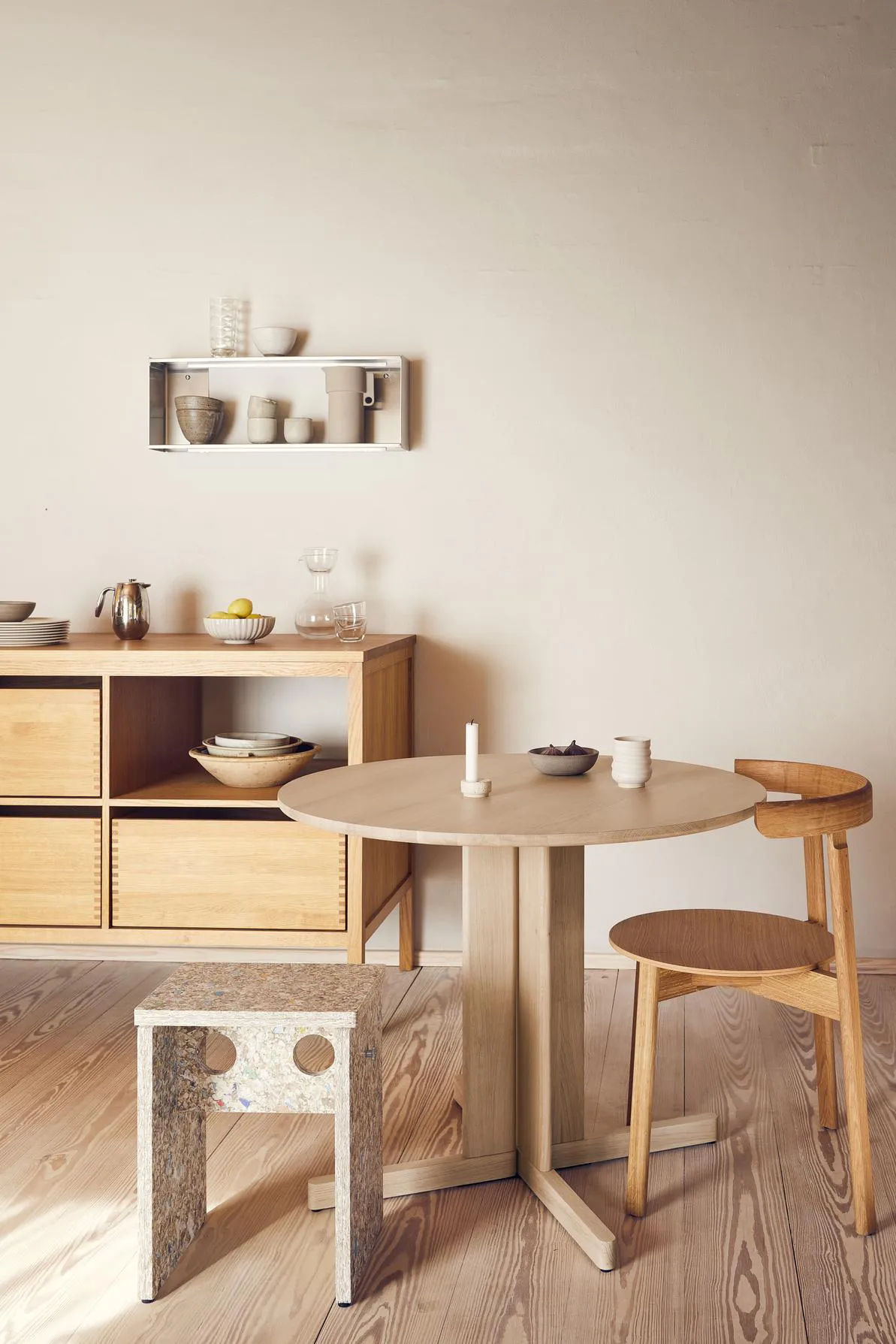 Taper förvaringshylla 70x25 cm, Rostfritt stål Form & Refine