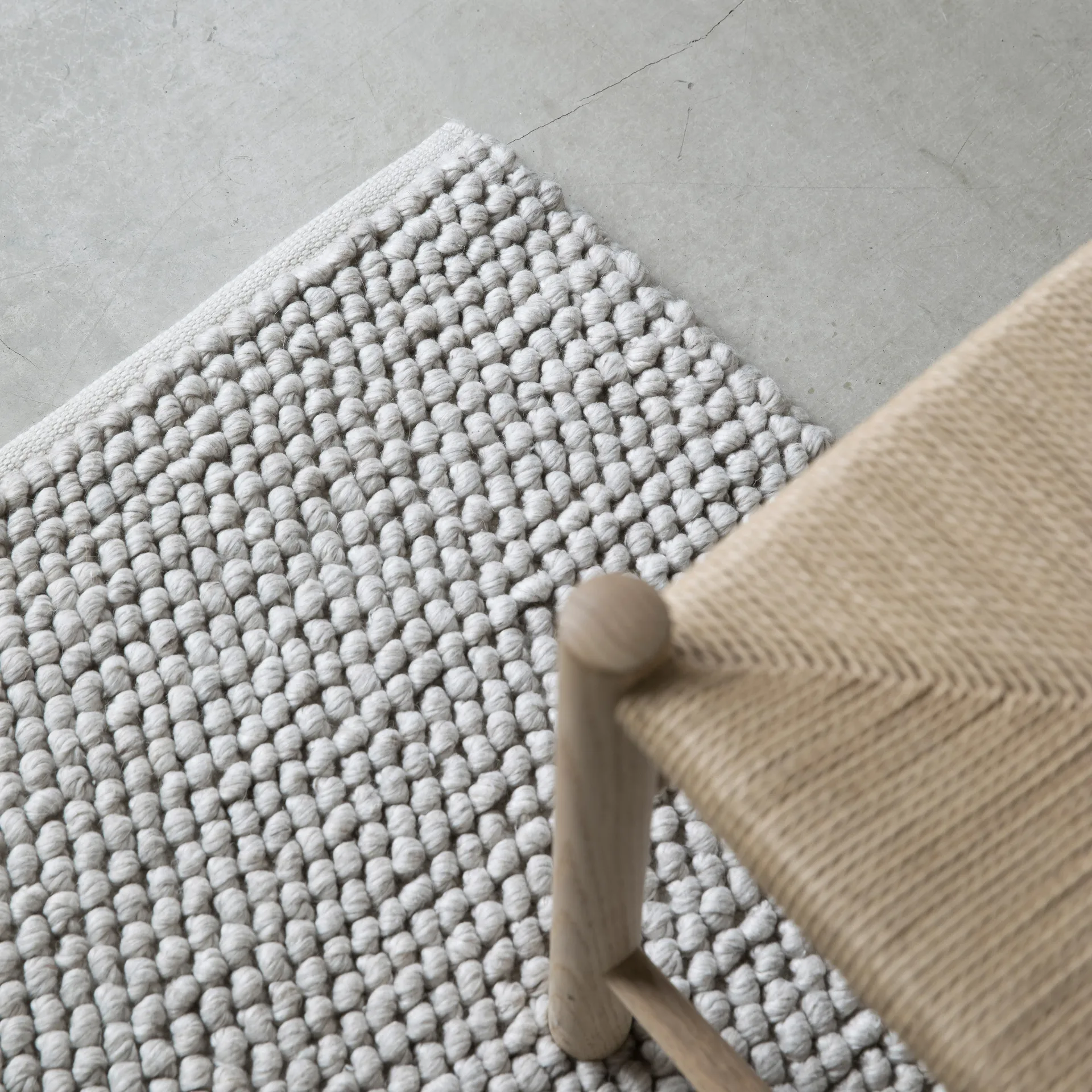 Loop matta 200x300 cm, Ivory Formgatan