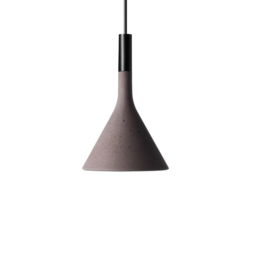 Aplomb mini pendel, brun, marrone betong Foscarini