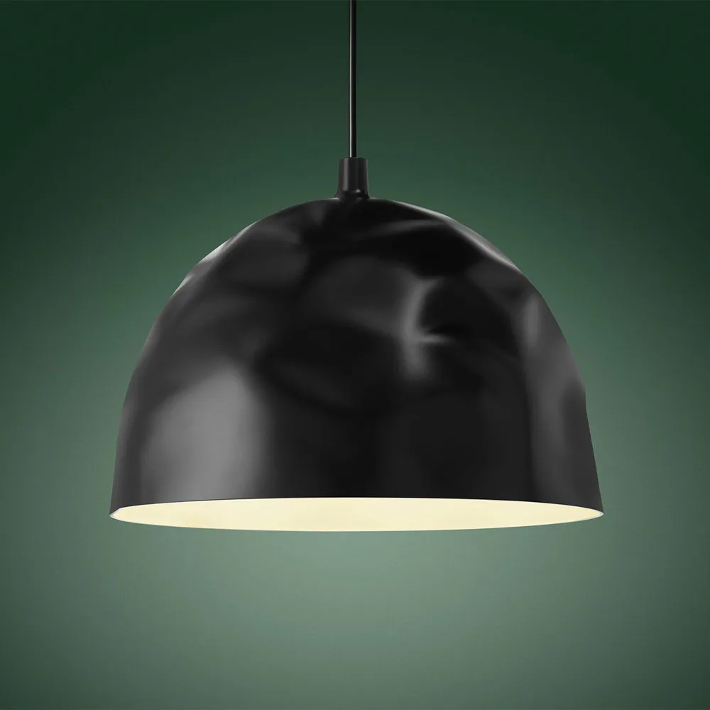 Bump pendel, black Foscarini