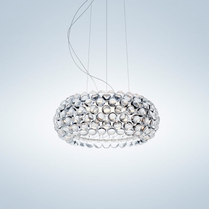 Caboche Plus media LED dimbar pendel, Transparent Foscarini