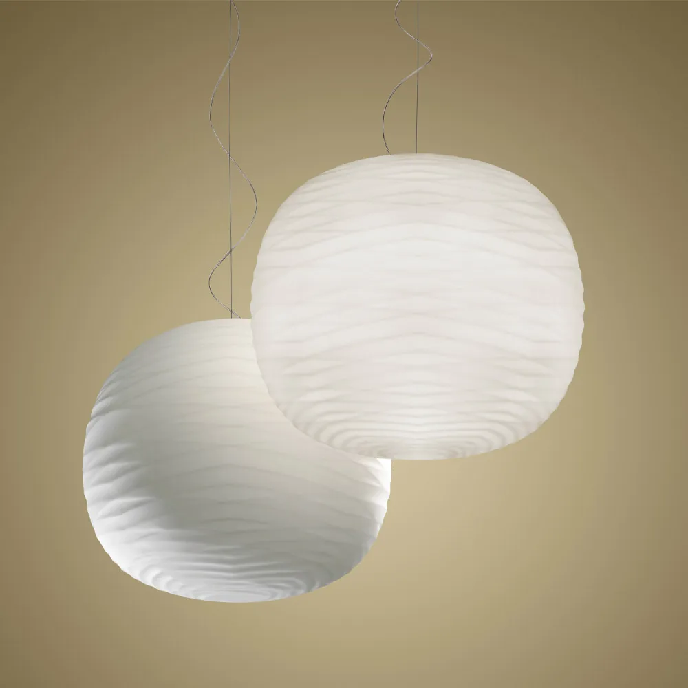 Gem pendel, vit, led Foscarini