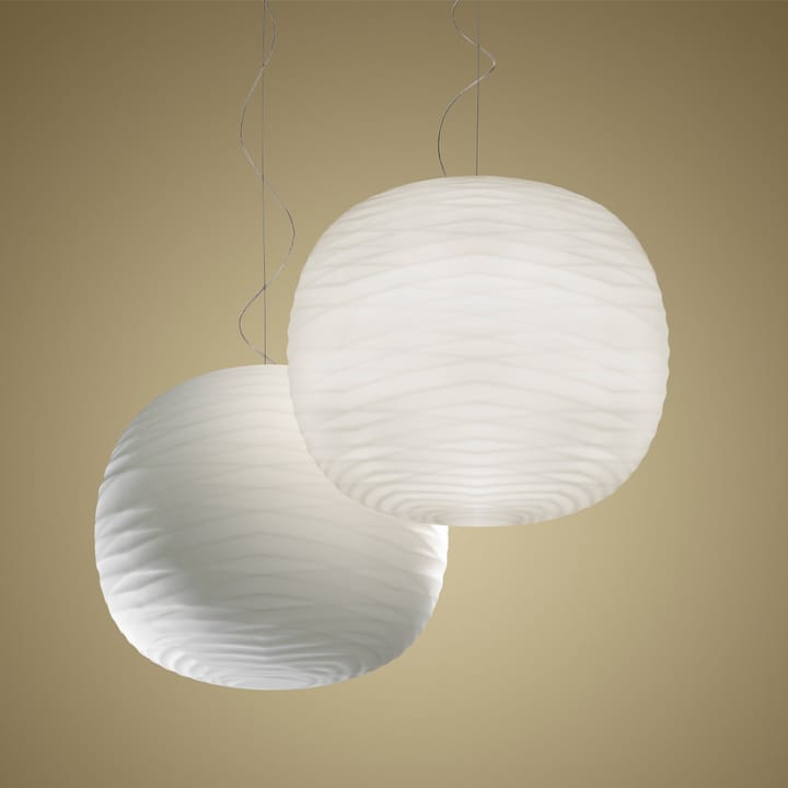 Gem pendel, vit, led Foscarini