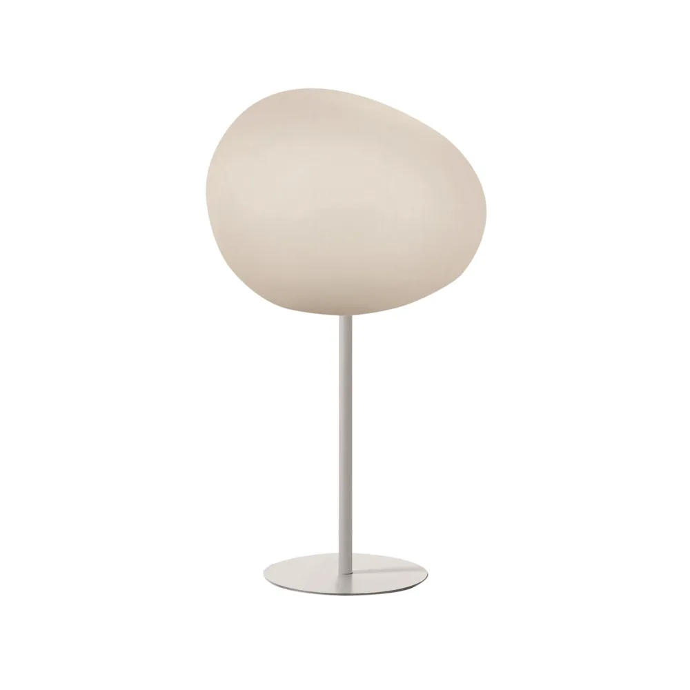 Gregg grande alta bordslampa, bianco/bianco Foscarini