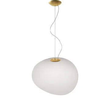 Gregg grande pendel - Oro/bianco-guldfärgad upphänge - Foscarini