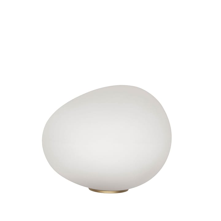 Gregg media bordslampa - oro/bianco, guldfärgad lampfot - Foscarini