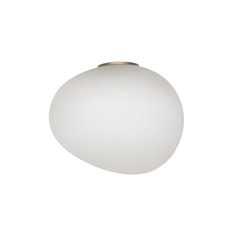 Gregg media vägglampa - oro/bianco, guldfärgad - Foscarini