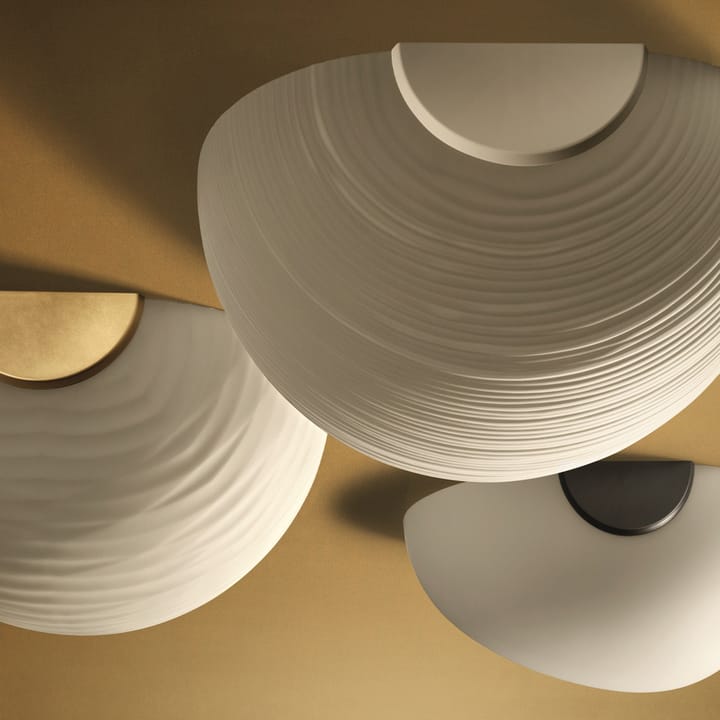 Gregg midi vägglampa, vit, led Foscarini