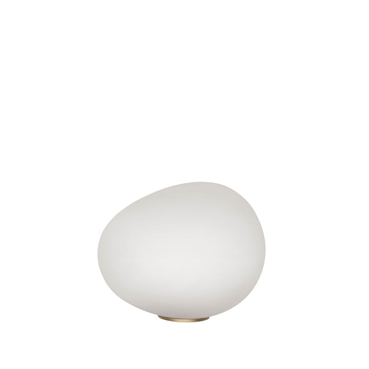 Gregg piccola bordslampa - oro/bianco, guldfärgad lampfot - Foscarini
