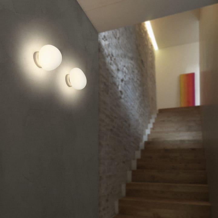 Gregg piccola vägglampa, vit Foscarini