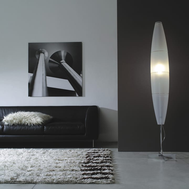 Havana golvlampa, bianco, aluminium Foscarini