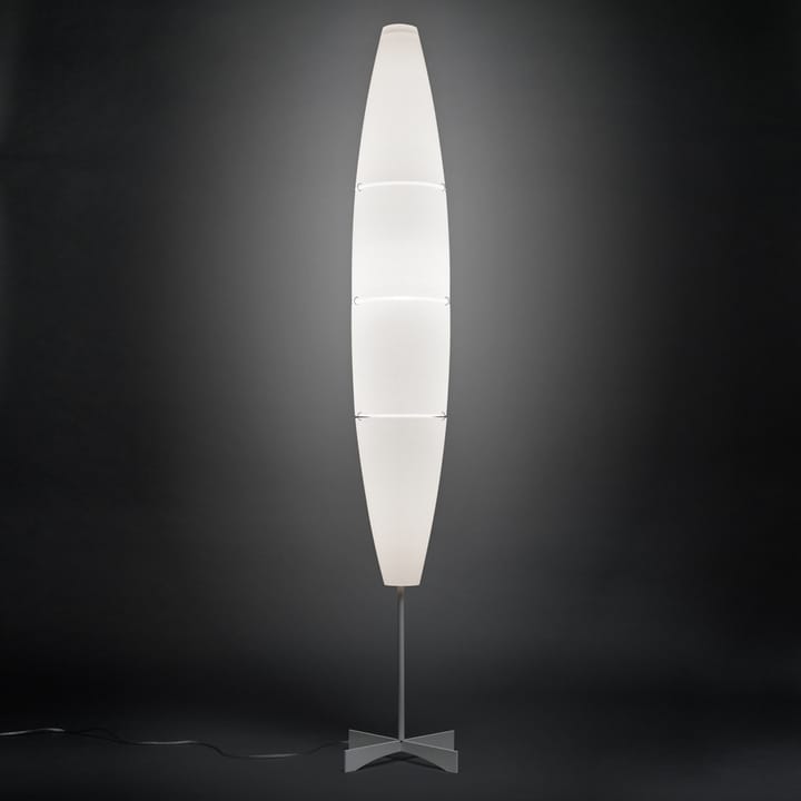Havana golvlampa, bianco, aluminium Foscarini