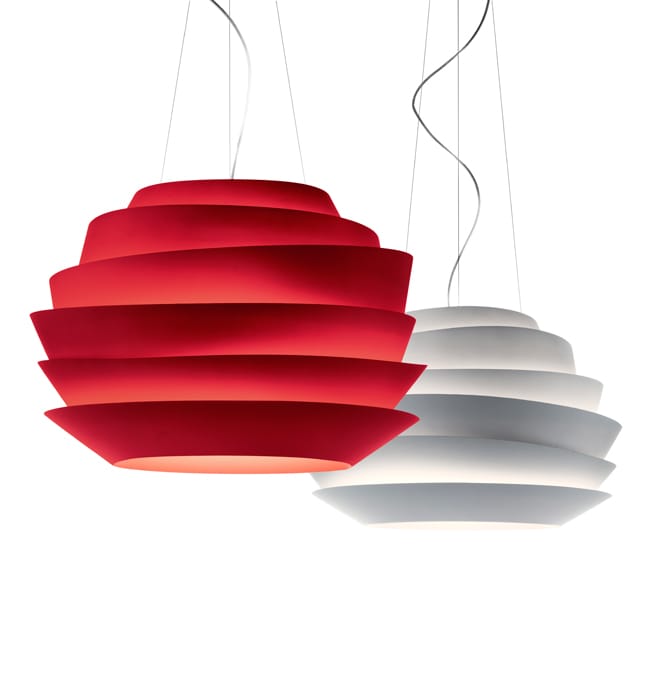 Le Soleil pendel, vit Foscarini