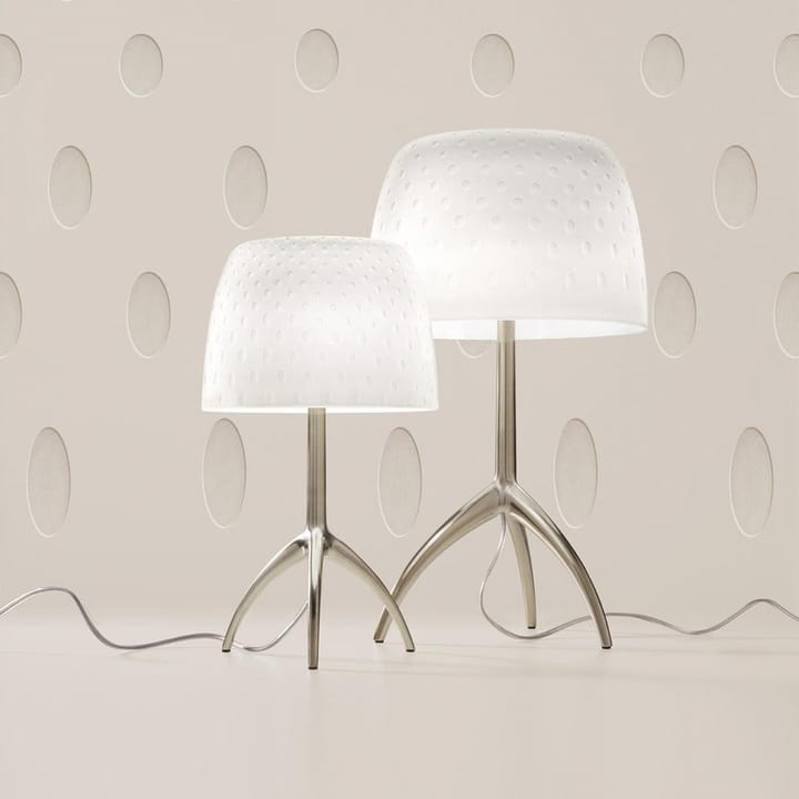 Lumiere 30th Piccola bordslampa, champagne, pastilles, on/off Foscarini
