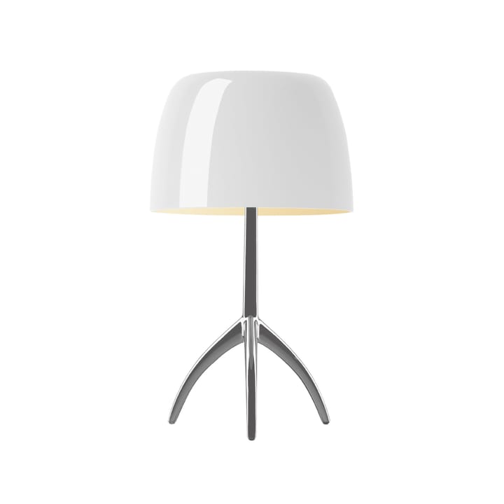 Lumiere Grande bordslampa - Vit-aluminium ej dimbar - Foscarini