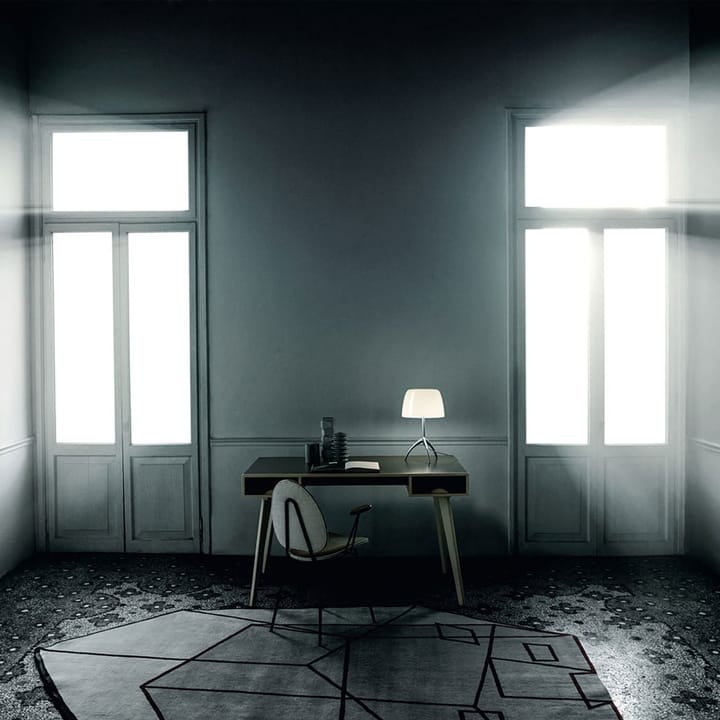 Lumiere Grande Dimbar bordslampa, varmvit, aluminium Foscarini