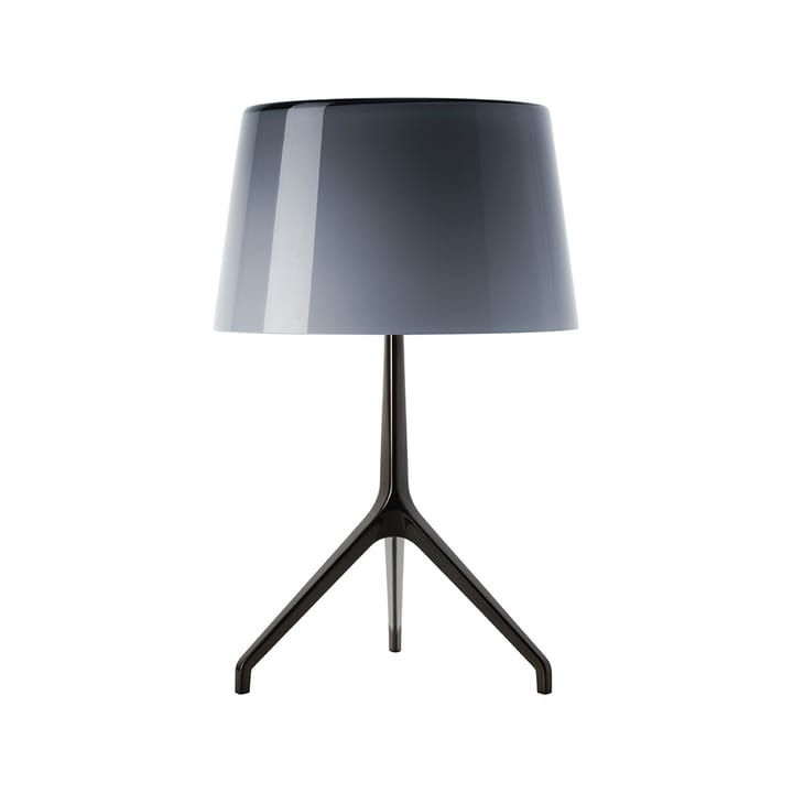 Lumiere XXL bordslampa - grå, svartkrom - Foscarini