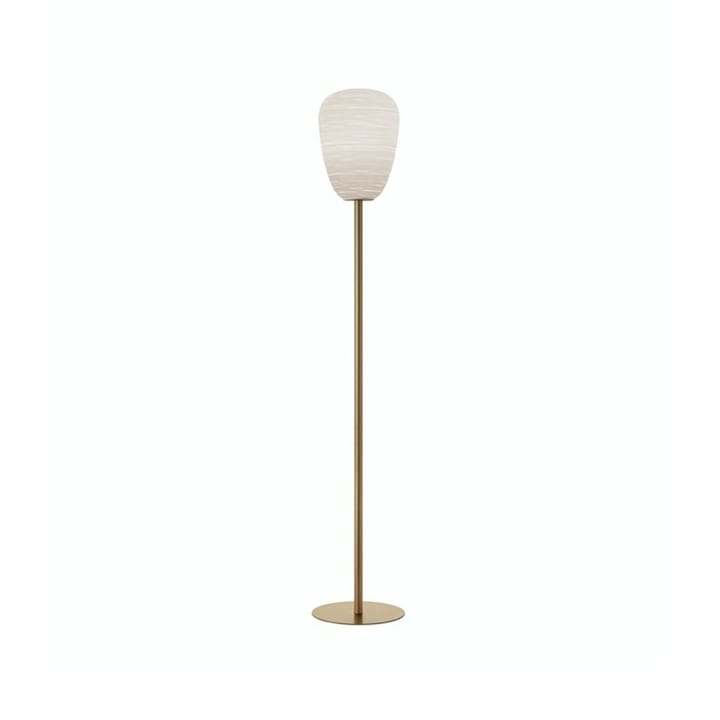 Rituals 1 golvlampa - oro/bianco, guldfärgad stativ - Foscarini